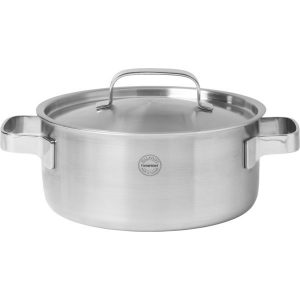 Pillivuyt Gourmet Somme Gryde med låg Dia 24 cm 5 liter Stål