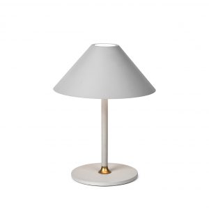 Halo Design transportabel bordlampe HYGGE Lys grå