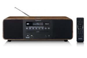 LENCO - Stereo DAB+/FM radio, CD, 2 USB, Bluetooth®, QI og fjernbetjening
