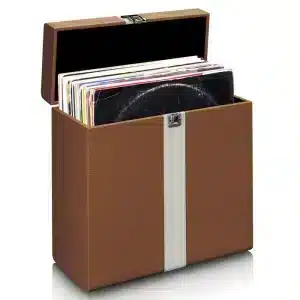 Lenco TTA-301BNWH Kasse til 12" Vinyl (Brun)