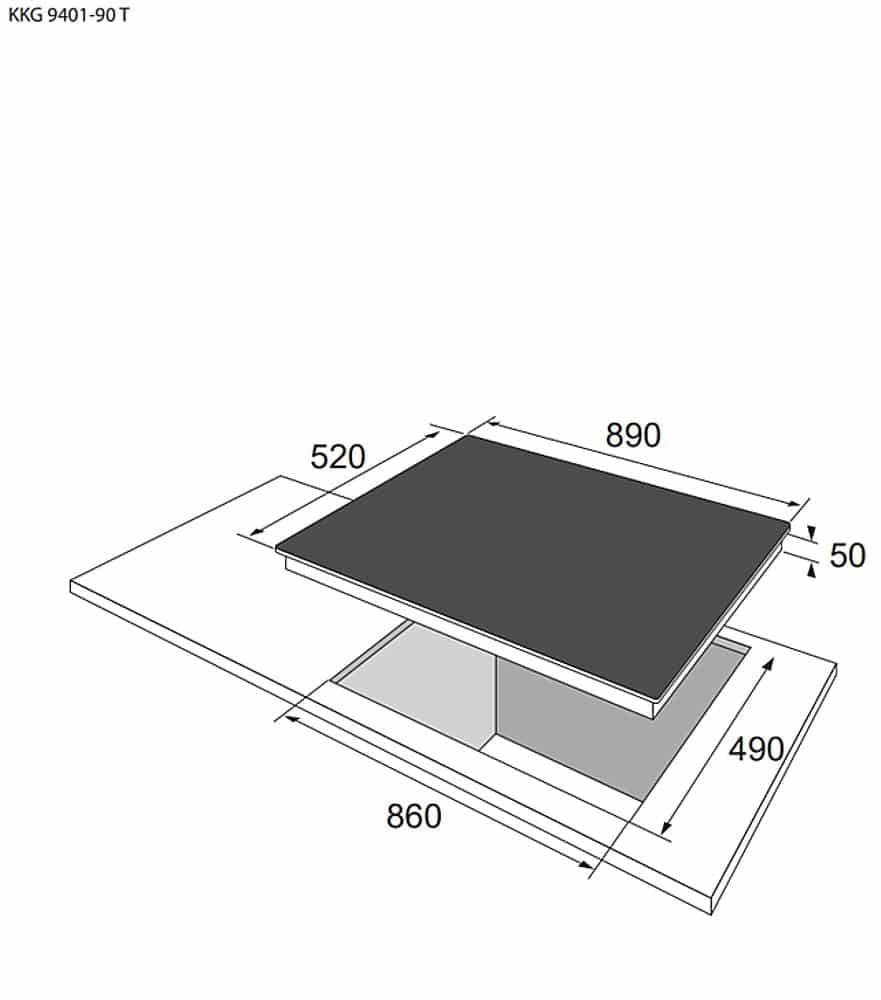 Gram Gaskogeplade KKG 9401-90 T - Billede 4