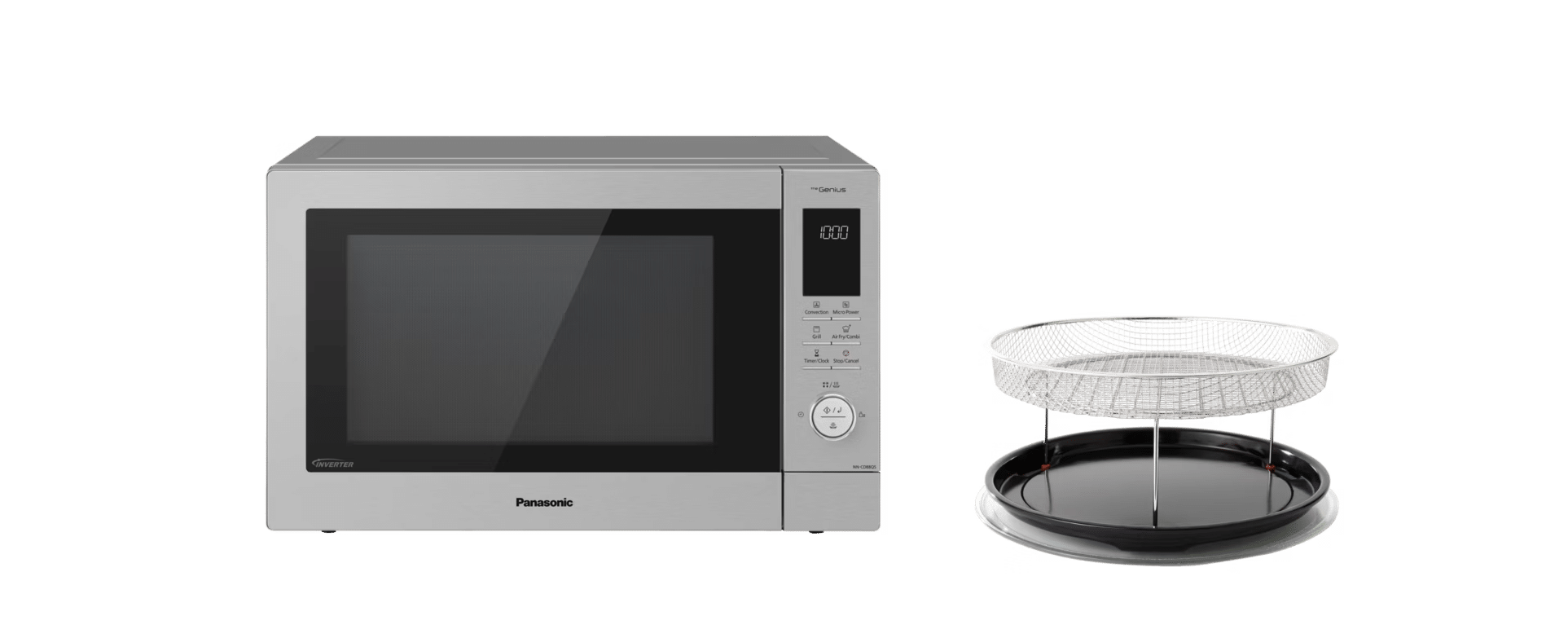 Panasonic mikro - kombiovn NN-CD88QSEPG på 34 liter med airfryprogram - FRI FRAGT - Billede 10