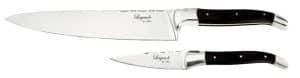 Laguiole By Hâws 2 Pcs Set Peeling/Chef Knife Black Wood