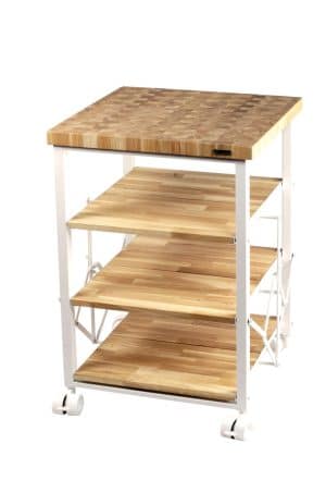 Legnoart FOLDY A150W Foldbar Rullebord, hvidt stel