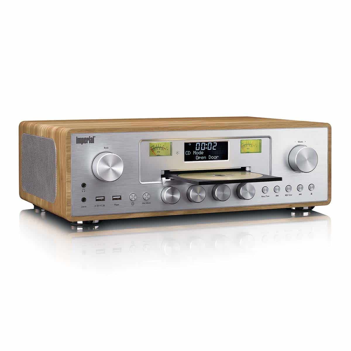 Nedis DAB+/FM Radio with CD Player, USB, Bluetooth and ASA function - FRI FRAGT - Billede 3