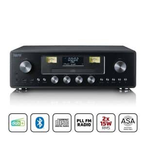 Nedis DAB+/FM Radio with CD Player, USB, Bluetooth and ASA function
