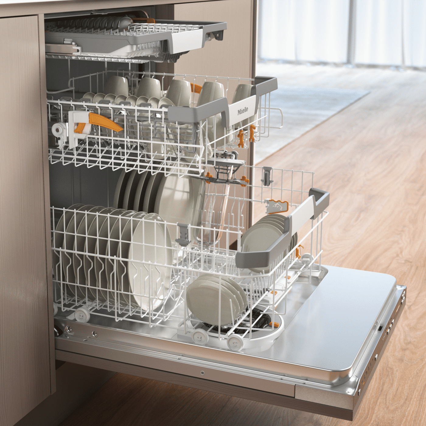 Miele Integrerbar opvaskemaskine G7085 SCVi XXL NER ED AutoDos - Billede 3