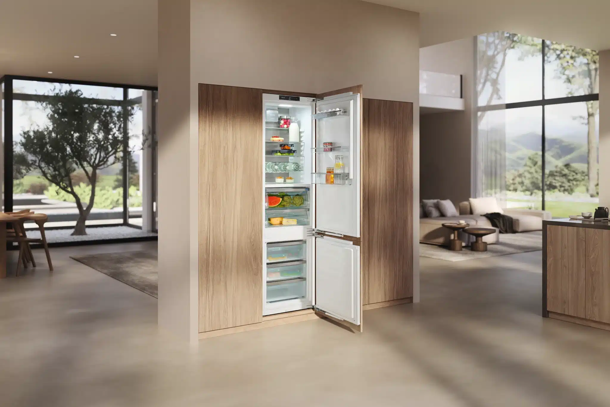 Miele Integrerbart køle-/fryseskab KFN 7844 C - Billede 2